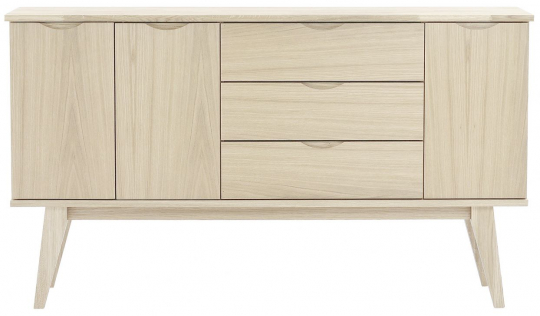 Sideboard 'Filippa' 150x85cm - Eiche/Weiß pigmentiert