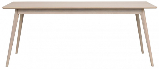 Esstisch 'Yumi' 190x90cm - Eiche Weiß pigmentiert