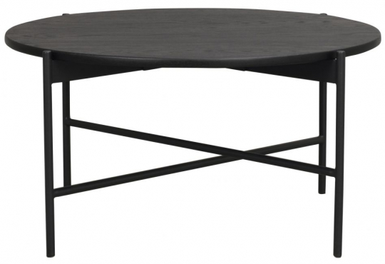 Couchtisch 'Skye' Rund 89cm - Schwarz