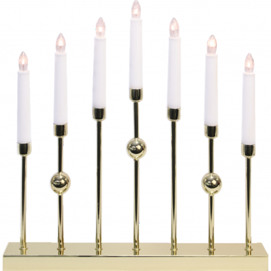 Kerzenständer 'Gustavo' - Messing
