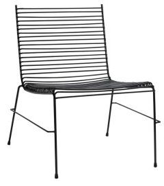 String Lounge Chair 'Park' - Schwarz