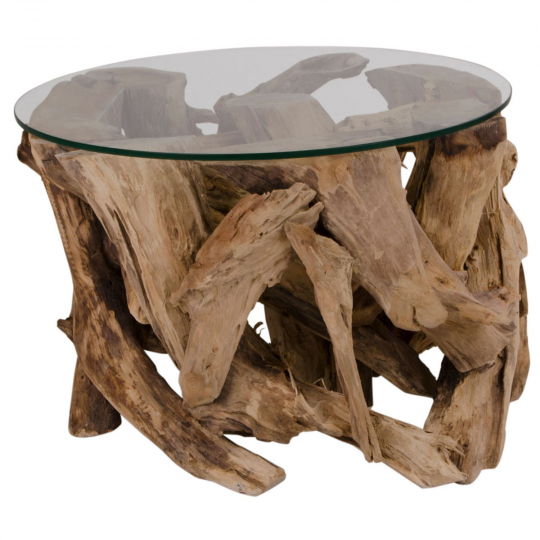 Couchtisch 'Grand Canyon' - Natur/Glas