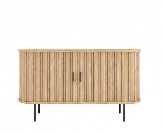 Sideboard 'Holmvik' - Natur/Schwarz