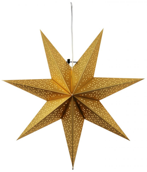 Weihnachtsstern 'Dot' 54cm - Gold