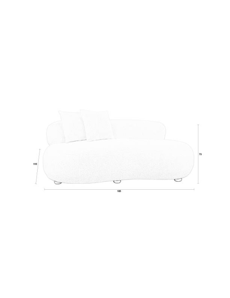 Sofa 'Noxx' - Weiß