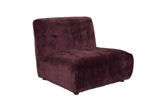 Sofa 'Giada' 1-Sitzer - Pflaume