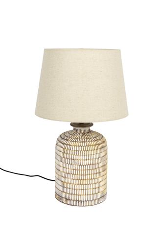 Tischlampe 'Russel' - Beige