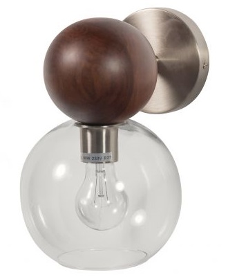 Wandlampe 'Babble' - Braun