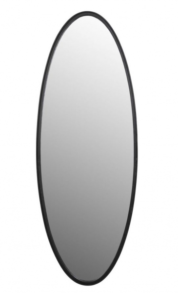 Spiegel 'Matz' L - Oval Schwarz 