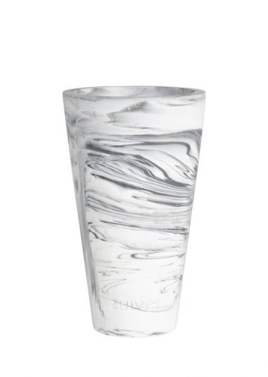 Vase 'Conic' - Schwarz/Weiß S