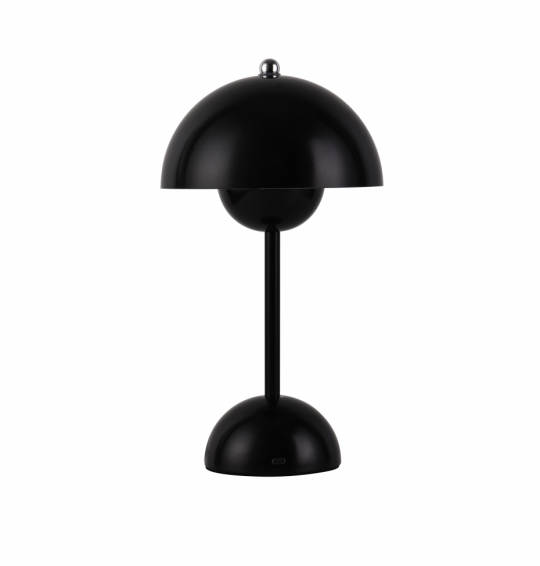 Wiederaufladbare lampe 'Nässjö' - Schwarz