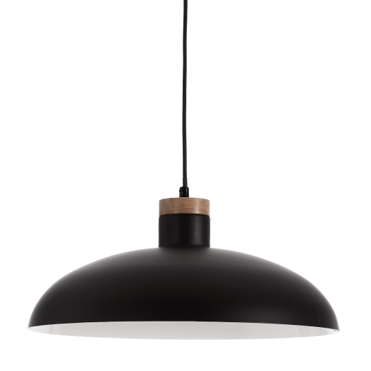 Deckenlampe 'Margot' - Schwarz/Braun