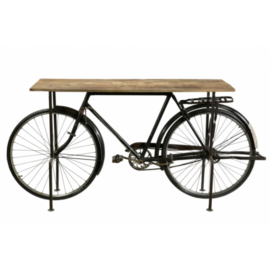 Beistelltisch 'Vintage Fahrrad' - Holz / Eisen