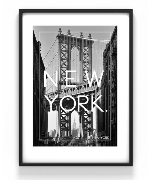 Plakat New York Foto 30x40cm
