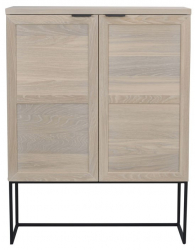 Schrank 'Everett' 95x125cm - Weiß pigmentiert