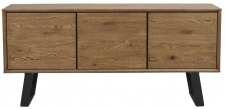 Sideboard 'Melville' - Eiche/Schwarz