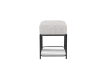 Hocker 'Milou' Quadratisch - Grau