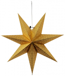 Weihnachtsstern 'Dot' 54cm - Gold