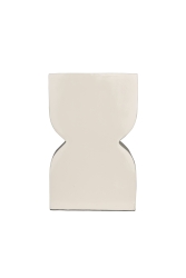 Vase Cones L 'Shiny Beige' - Beige