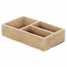 Vintage Holzkiste '3 Trays' - Holz