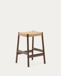 Hocker 'Yalia' - Braun/Natur