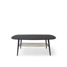 Couchtisch oval 'Dawn' - Schwarz