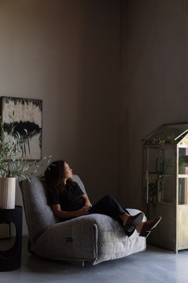 Verstellbarer Sessel 'Hamilton' - Beige