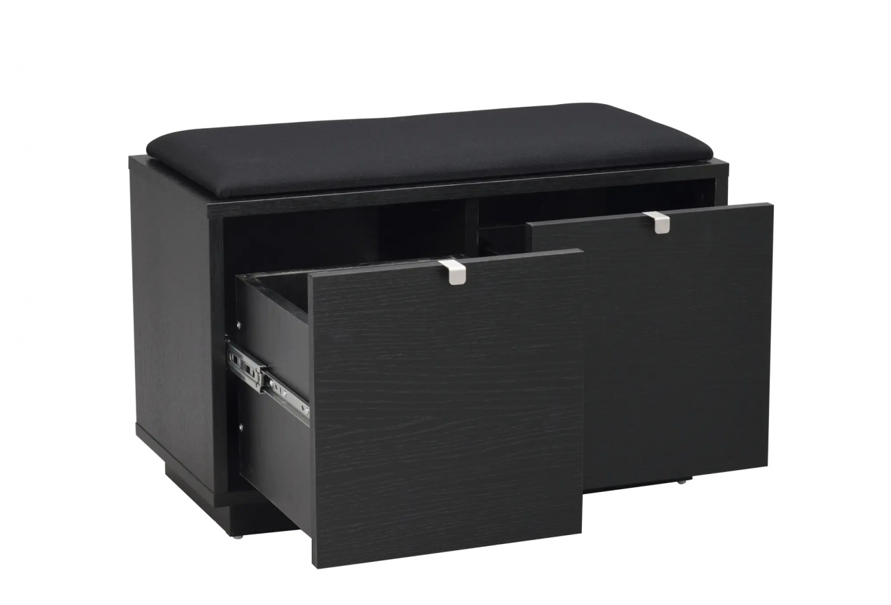 Bank 'Confetti' 70cm - Schwarz