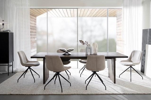 Esstisch 'Emmett' 240x95cm - Braun