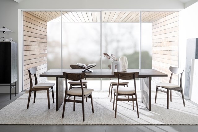 Esstisch 'Emmett' 240x95cm - Braun