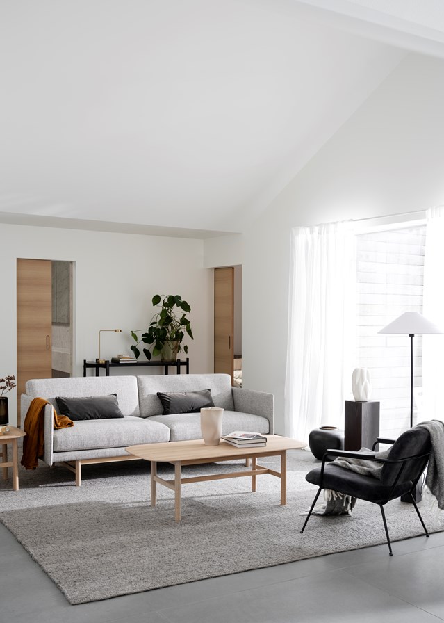 Sofa 'Hammond' 2-Sitzer - Grau/Natur