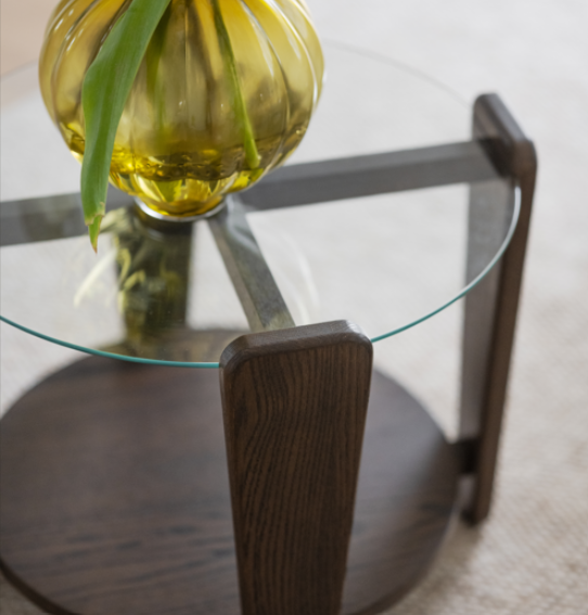 Couchtisch 'Arran' Ø52 - Braun