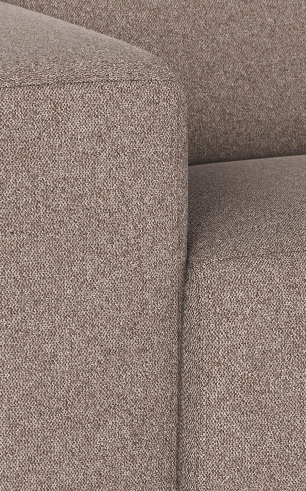 3-Sitzer-Ecksofa 'Willard' - Beige