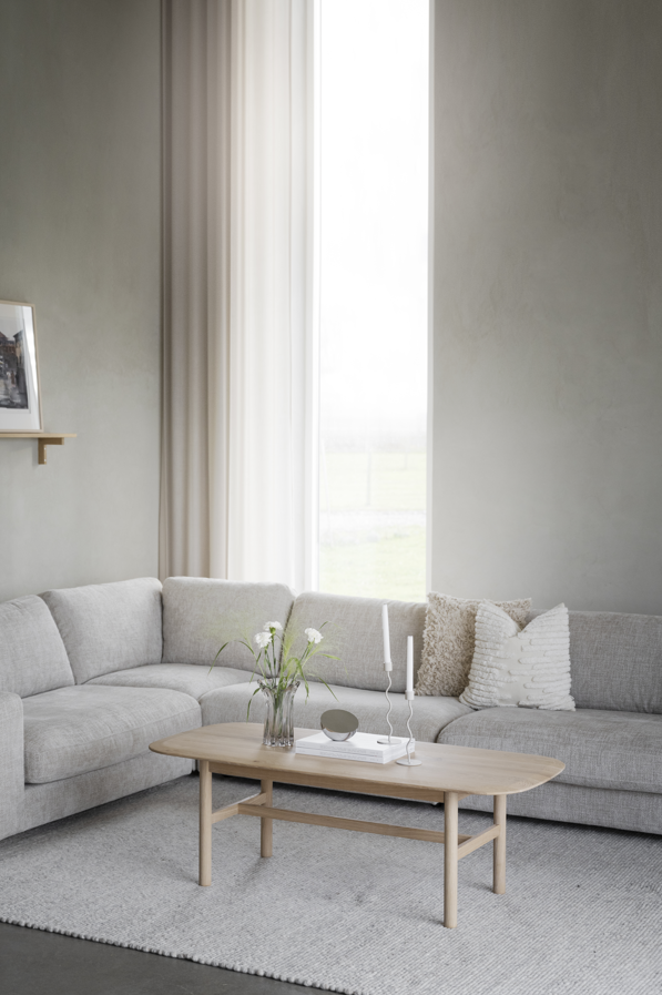 Ecksofa 'Duncan' - Hellgrau