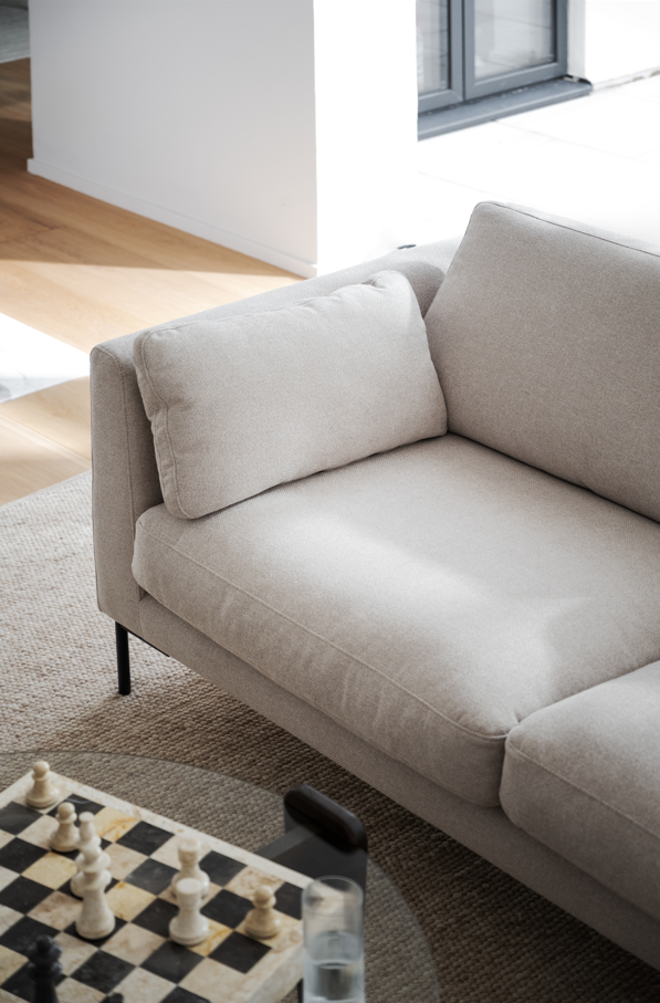 Sofa 'Corwin' Chaiselongue links - Hellbeige
