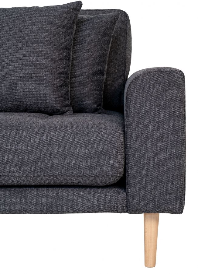 Sofa 'Lido' Links - Dunkelgrau