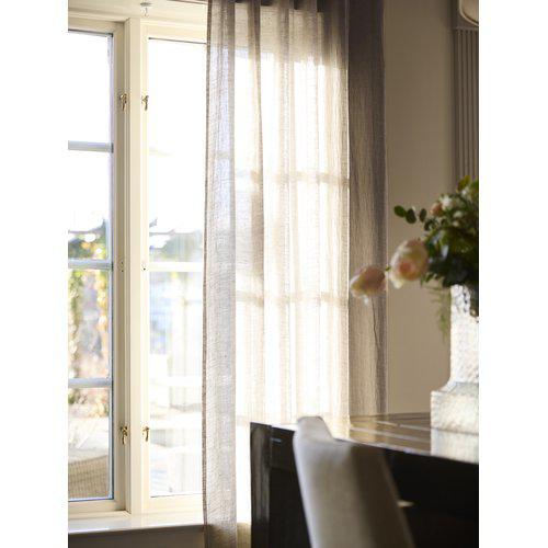 Gardin 'Edith' 2er-pack 140x280 - Beige