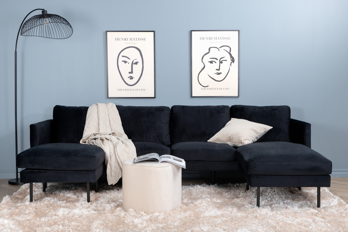 Diwansofa 'Åland' - Schwarz