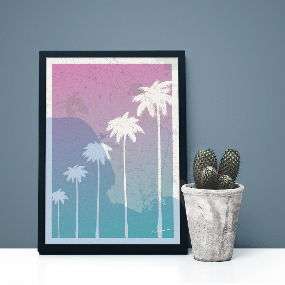 Plakat 'The Palm Trees A4'