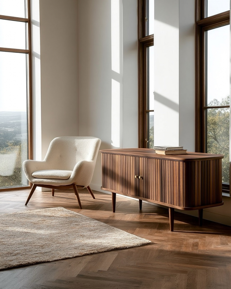 Beistelltisch 'Torekov' - Nussbaum hell