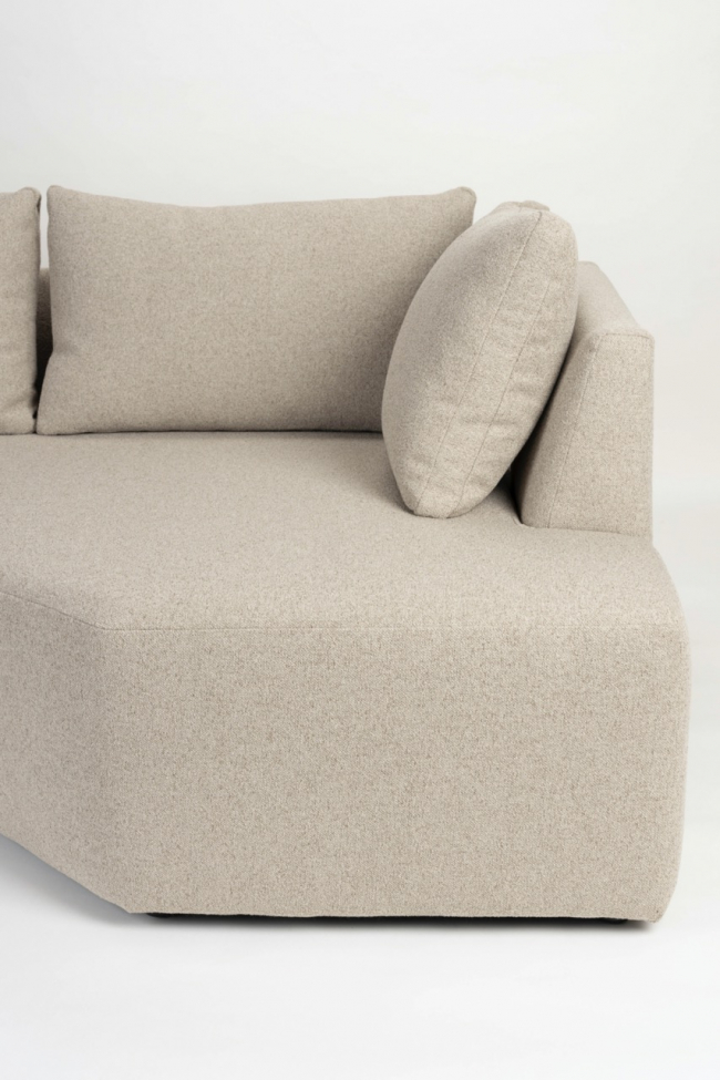 Sofa 'Element Prosper Seat Right' - Cappuccino