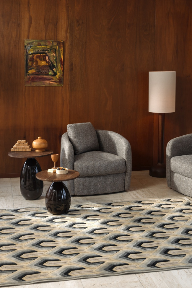 Sessel 'Boho' - Braun