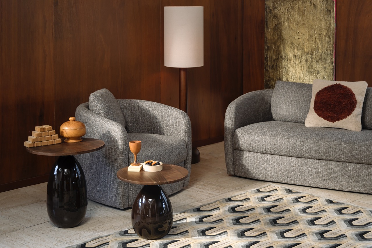 Sessel 'Boho' - Braun