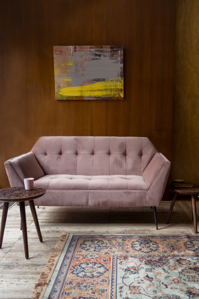 Sofa 'Kate' - Rosa