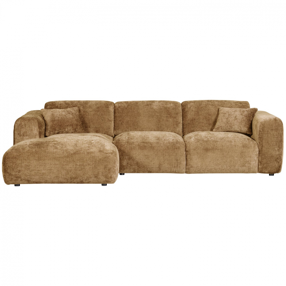 Sofa 'Cloud' 3-Sitzer Chaiselongue links - Gelb