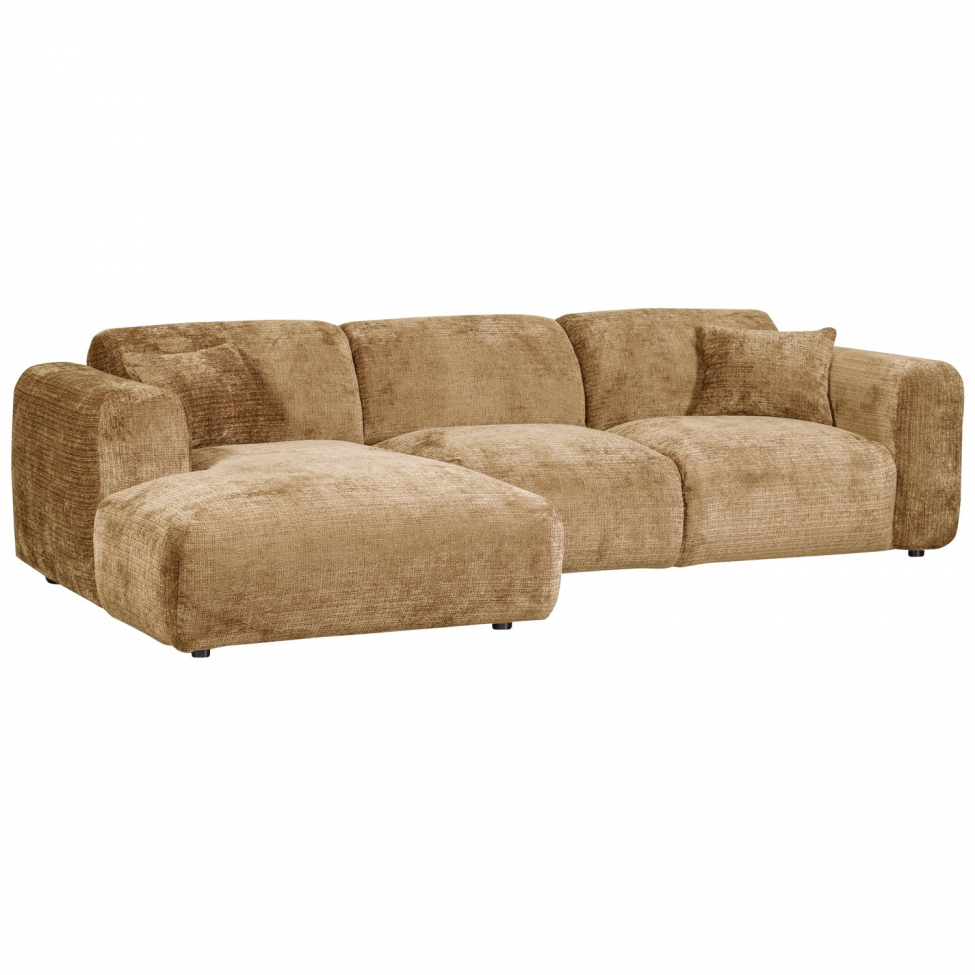 Sofa 'Cloud' 3-Sitzer Chaiselongue links - Gelb