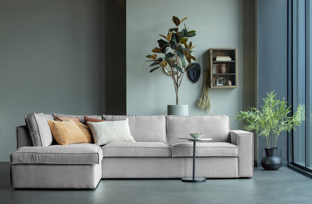 Sofa 'Freddie' 4-Sitzer - Grau