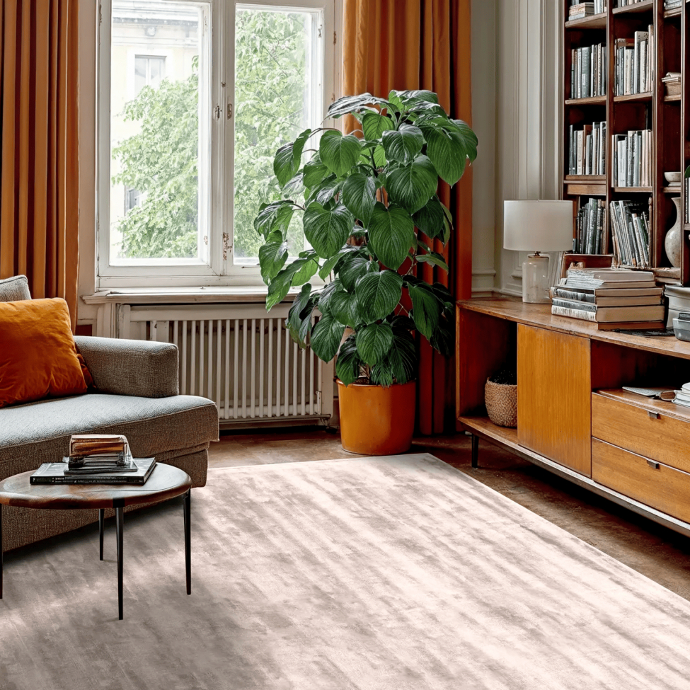 Viskose-Teppich 'Jodhpur' 200x300cm - Hellgrau/Beige