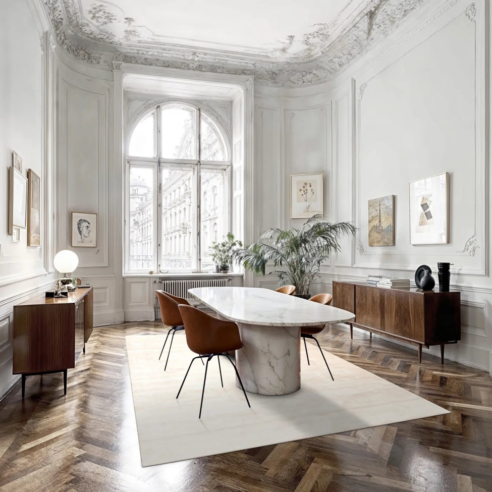 Viskose-Teppich 'Jodhpur' 170x240cm - Hellbeige