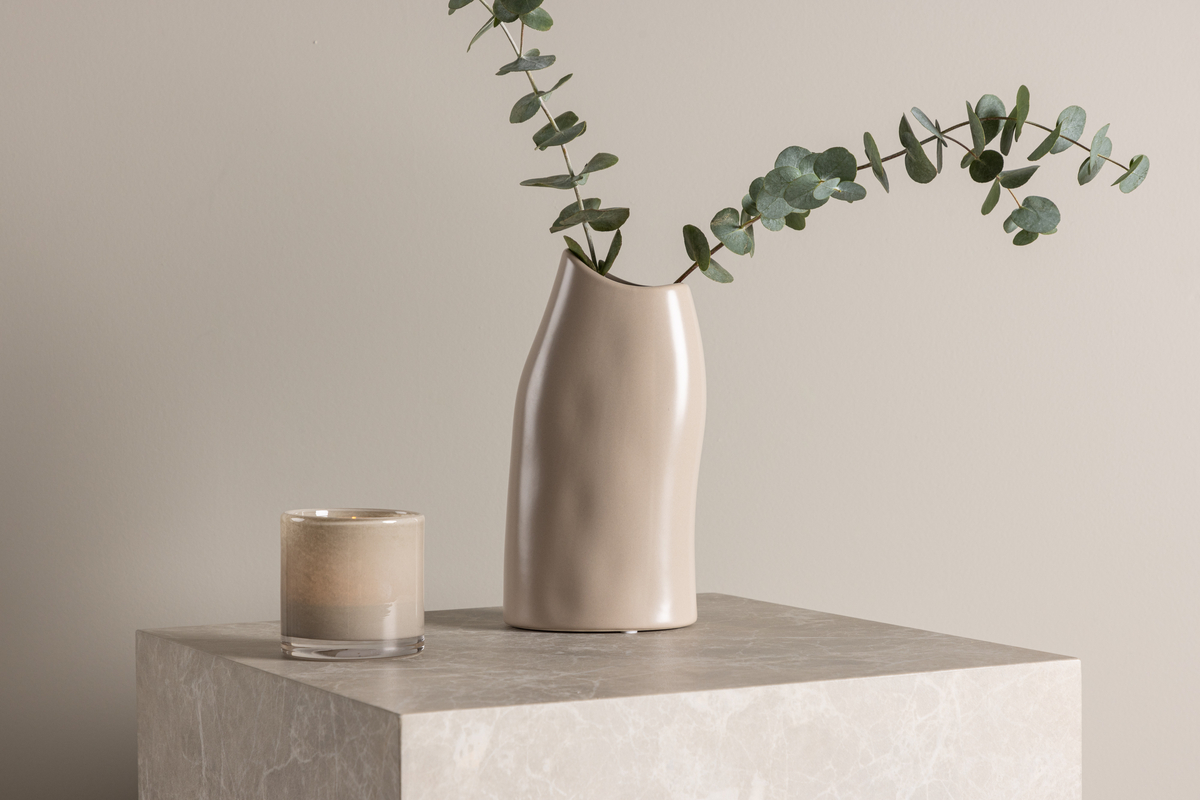 Vase 'Genoa' - Beige